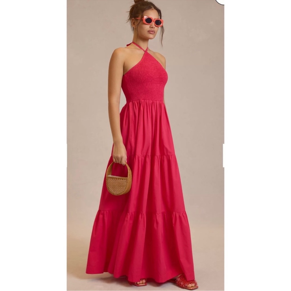 S/W/F Tiered Halter Dress NWT Size Large